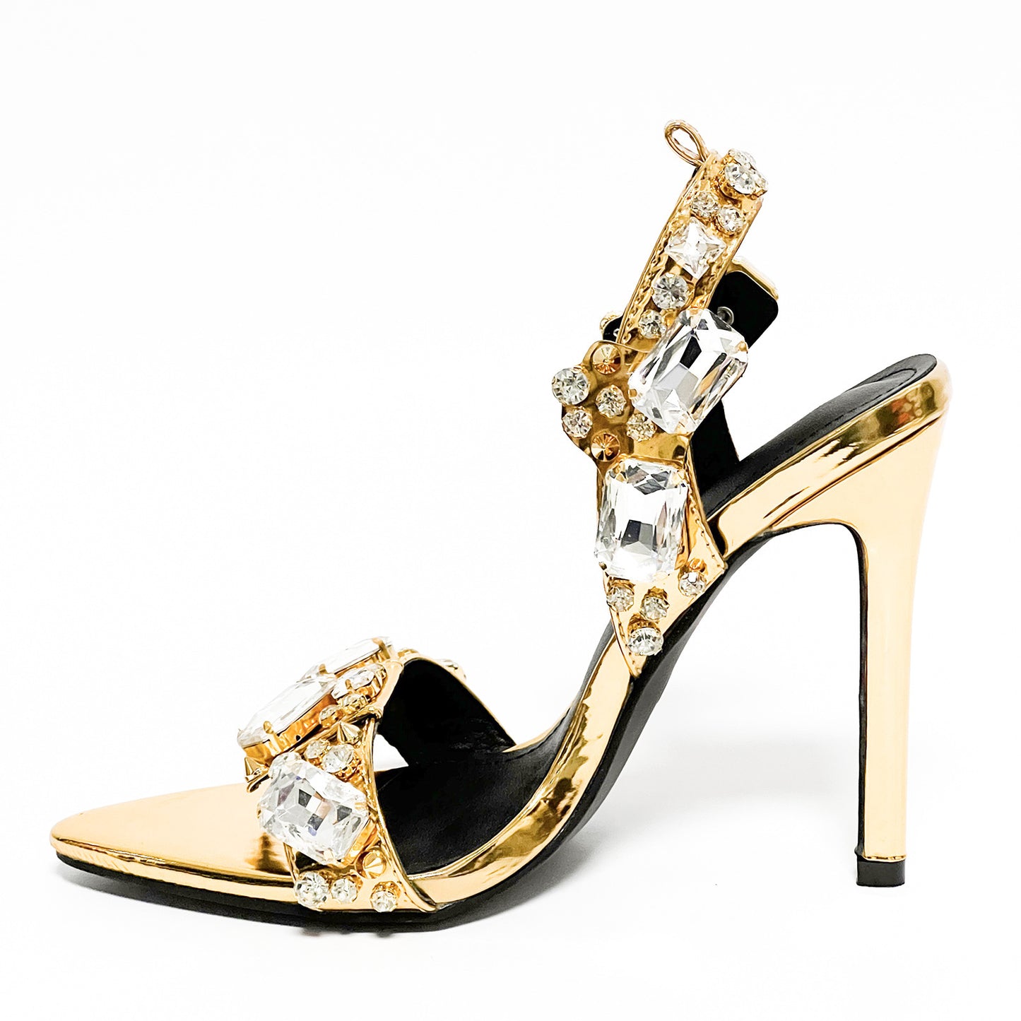Radiant Goddess Rhinestone Stiletto Heels