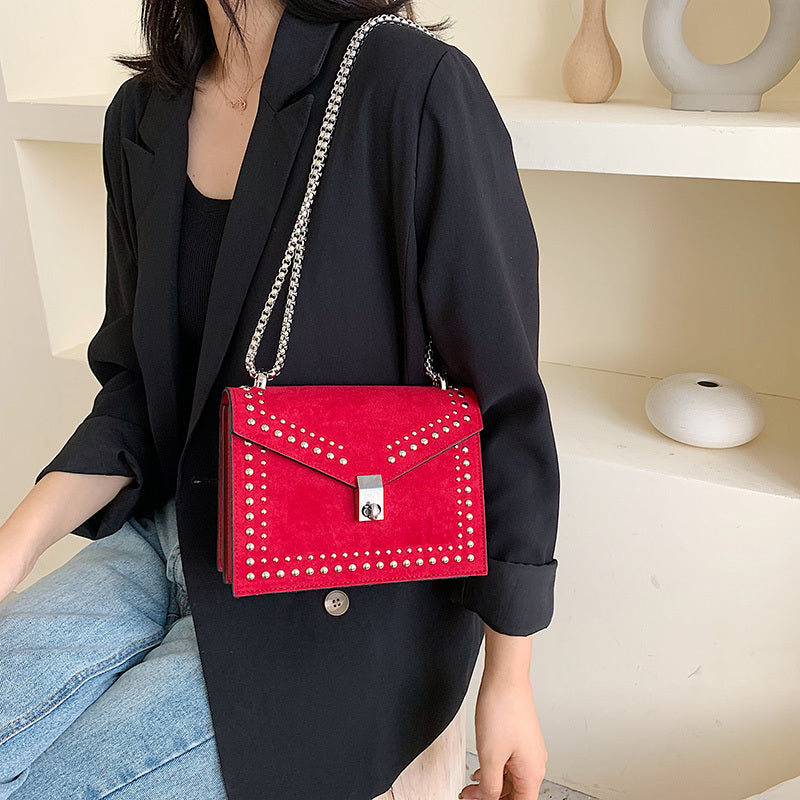 Leather Scrub Small Shoulder Messenger