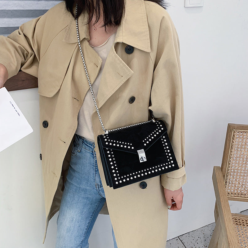 Leather Scrub Small Shoulder Messenger