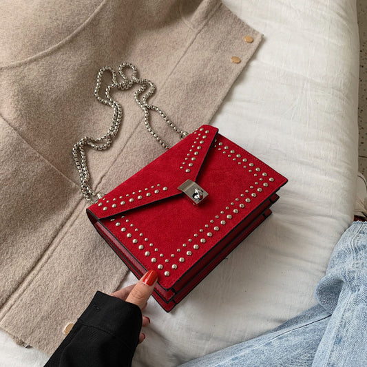 Leather Scrub Small Shoulder Messenger