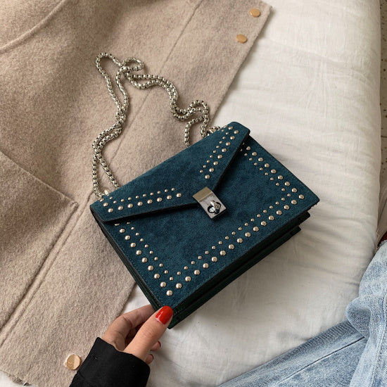 Leather Scrub Small Shoulder Messenger