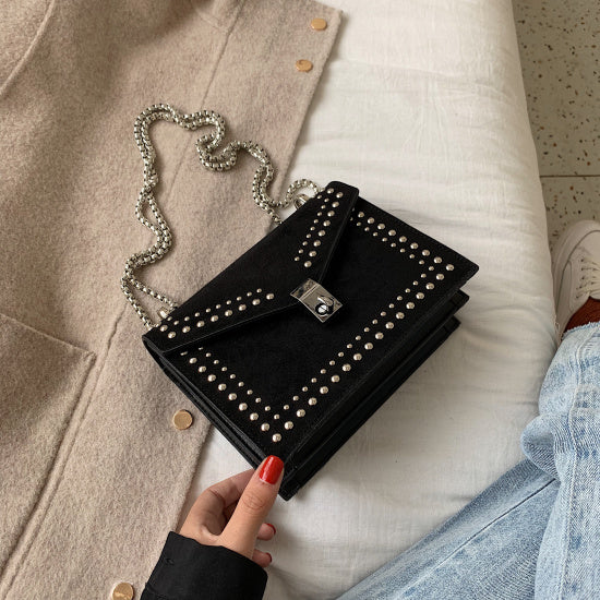 Leather Scrub Small Shoulder Messenger