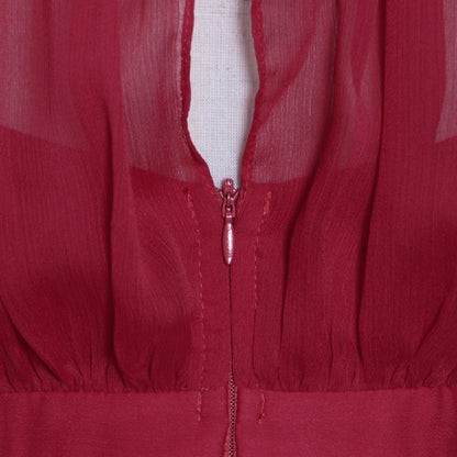 Sleeveless Waist Closing Slim Dress