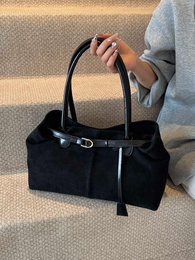 Averie PU Shoulder Tote Minimal Chic Everyday Bag